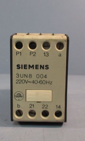 Siemens 3UN8 004 3 Pole Contactor Control Relay 3UN8004 220V 4060Hz