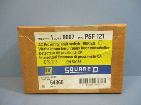 Square D PSF-121 Ser. C AC Proximity Limit Switch Factory Sealed