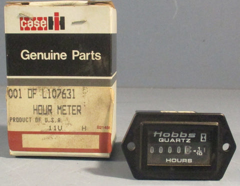 CNH Industrial L107631 Electrical Hour Meter Instrument Gauge Hobbs Quartz 85045