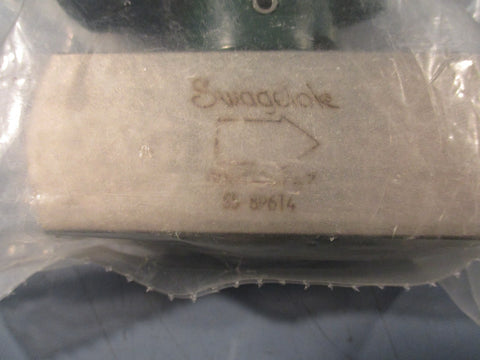 Swagelok SS-8P6T4 Quarter Turn Instrument Plug Valve 0001184747 20mm Bore