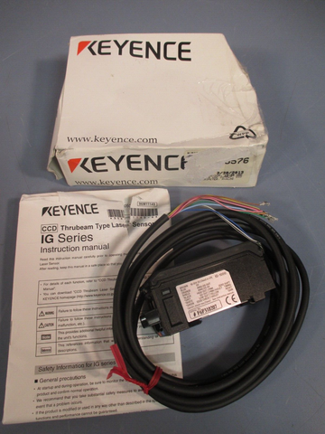 KEYENCE 1030 VDC Output Amplifier, Sensor CCD Laser Micrometer, Analog IG1000