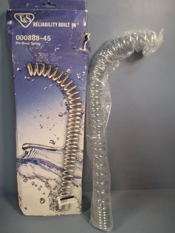T&S Brass PreRinse Spring,Chrome Plated Steel 00088845