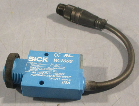Sick WE1000P411 Through Beam Receiver 7024622 1030VDC 100mA W.1000