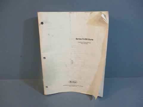 Nordson Series H200 Guns Customer Product Manual Part 104 457H