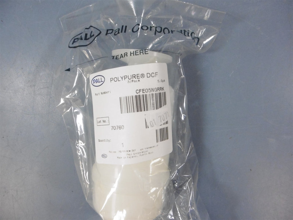 New Sealed Pall Polypure DCF 70760 Filter Cartridge CFE05NGRRK