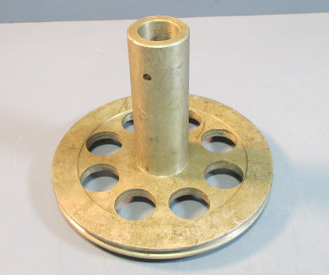 Unknown 0.185" Max VBelt Pulley 6.25" Dia. 0.59" Bore ID & 1.12" Ext. ID Used