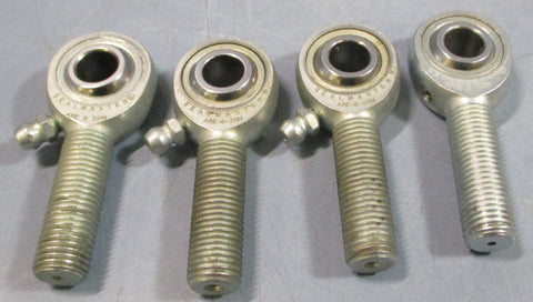 Sealmaster ARE-6-20N Rod End Bearing 1-1/4" Thd L 7/16" Thd Dia 3/8" ID Lot of 4