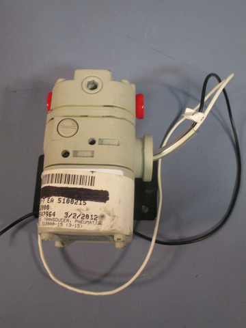 Telmar, Inc Pneumatic Valve Transducer Model 51200015