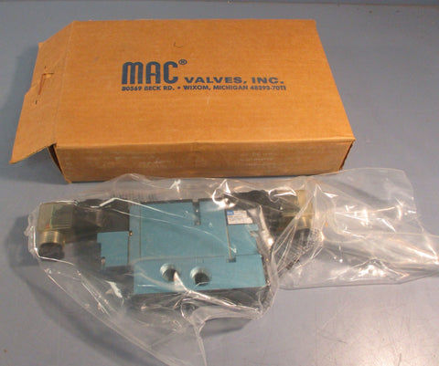 Mac 92B-FBA-CAG-DM-DDAJ-1JC Solenoid Valve 35-120 PSI 3/8" NPTF