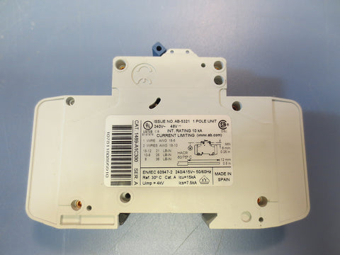 Allen Bradley 1489A1C3000 Ser. A 30 Amp Circuit Breaker 240VAC 48 VDC