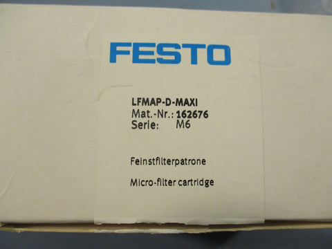 FESTO LFMAP-D-MAXI Fine Filter Element Series M6 162676 28mm Bore
