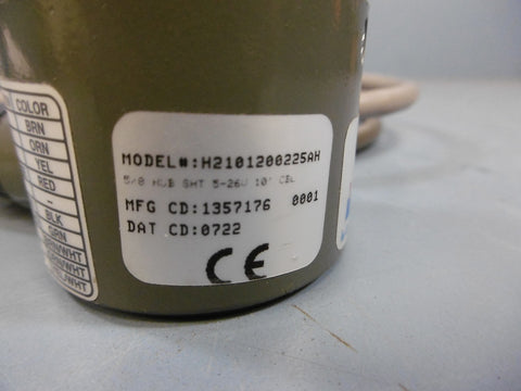 Danaher Dynapar H2101200225AH 5/8" Hub 10' Cable 1357176