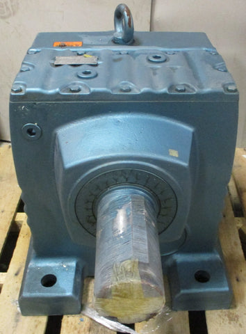 Sew Eurodrive R147AKS Gearbox 83.47:1 Ratio 115100LbIn Torque 43/8" Shaft Dia