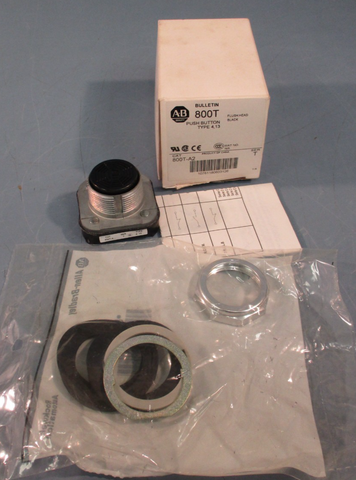 ALLENBRADLEY 800TA2 PUSH BUTTON SERIES T FLUSH HEAD BLACK