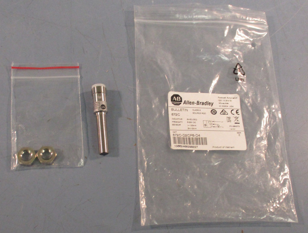 Allen-Bradley 872C-D2CP8-D4 Ser E Inductive Proximity Sensor 5-30VD Sn 2mm