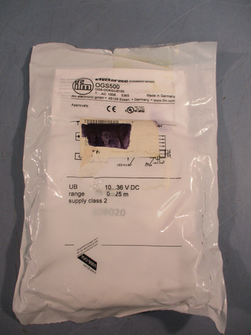 IFM OGS500 Photoelectric Switch, OGSOOKG/US100 10...36VDC