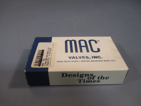 MAC Valves, Inc 4Way Solenoid Valve 5.4W 24 vdc 414AAOADMDDAJLJD