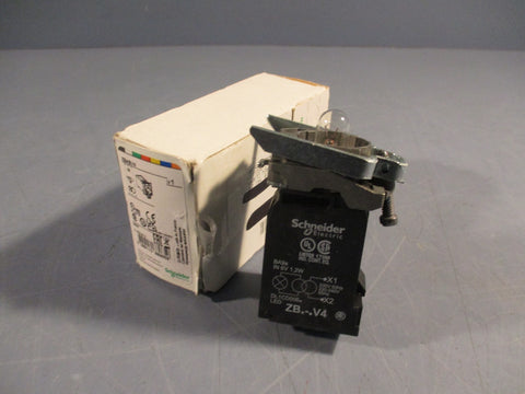 SCHNEIDER ELECTRIC ZB4BV4 LAMP/CONTACT LIGHT BLOCK W/ BODY & FIXING COLLAR