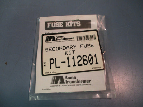 ACME Transformer Secondary Fuse Kit PL112601 NEW LOT OF 7