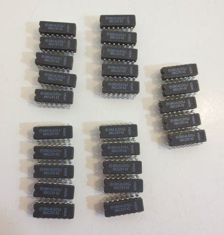 25 pcs of Motorola NAND Gate2 Element 14 Pin SN54LS20J NWOB