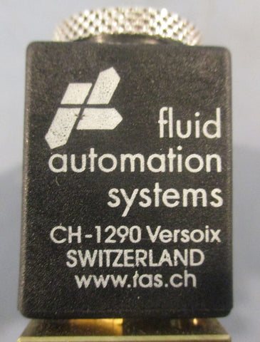 Fluid Automation Systems CH-1290 Solenoid Valve 06-211-004-21 Lot of 2
