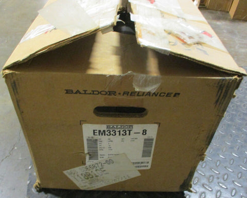 Baldor Reliance EM3313T-8 Electric Motor 37F614T937 3PH 215T 10HP 200V 1770RPM