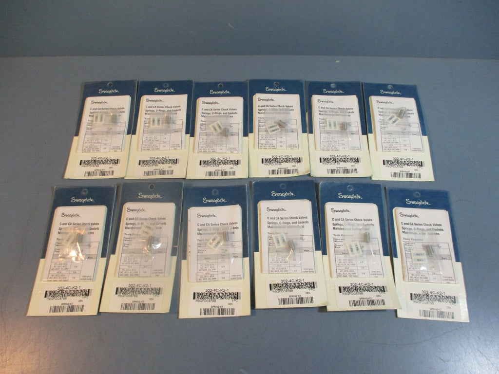 Swagelok 302-4C-K2-1 Spring Kit NEW LOT OF 12