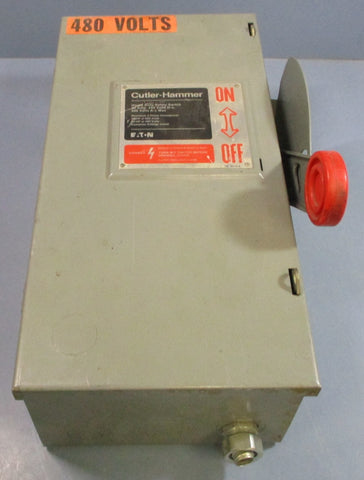 Cutler Hammer DH361UGK 30A Heavy Duty Safety Switch 600V Max Type 1 Enclosure