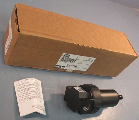 Parker 06F24BC Compressed Air Filter 3/8" NPT 250PSI Max 175F Max