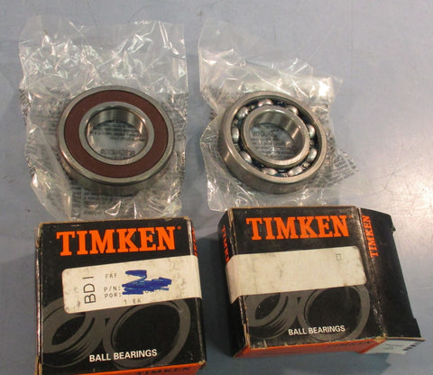 Timken 208P Z3 FS50000 Single Row Ball Bearing 40mm Bore 18mm W 80mm OD Lot of 2