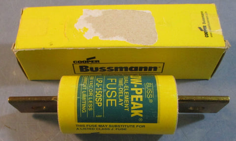 Cooper Bussmann LPJ150SP Dual Element Time Delay Fuse Class J 600VAC 300VDC