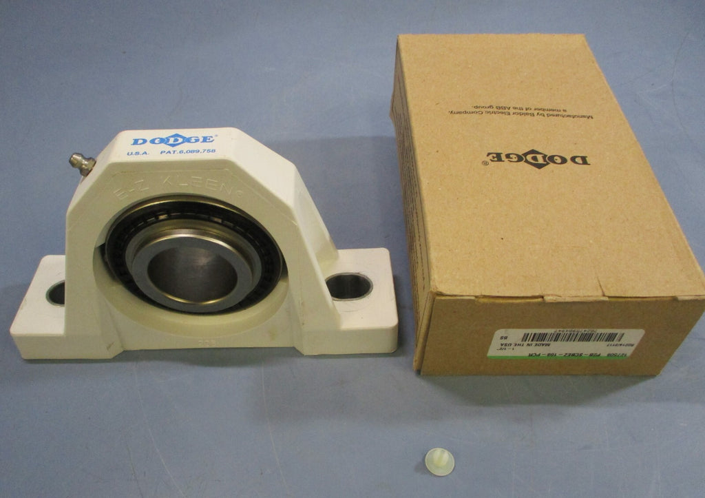 Dodge P2B-SCBEZ-108-PCR 2 Bolt Pillow Block Bearing, EZ-Kleen 1-1/2" Bore 127506
