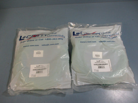 LCom TRD855SCRGR50 Shielded Cat 5E EIA568 Cable 50ft Green NEW LOT OF 2
