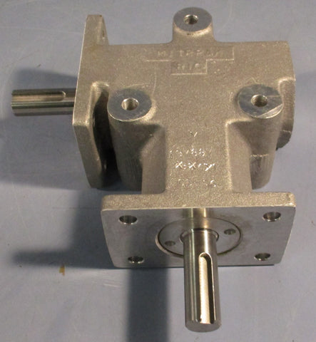 Mitrpak R10 Spiral Bevel Gearbox R10-137887 1:1 Ratio 14mm Shaft Dia