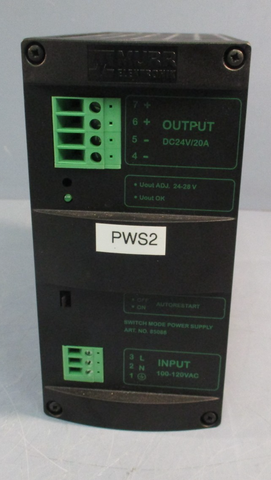 Murr Electronik MCS10115/24 Switch Mode Power Supply 24VDC 10A Out 100120V In