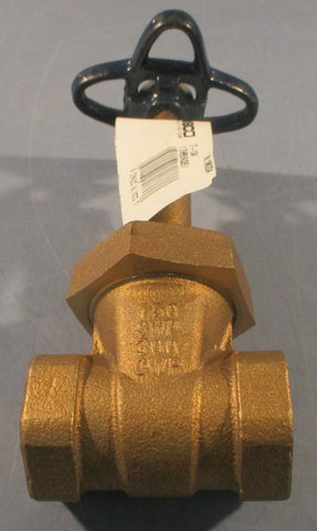 Nibco T134 Gate Valve NL1M00A 1" Threaded 150lb SWP 300lb CWP