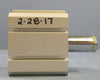 SMC NCQ8A150-100 Pneumatic Cylinder 5/8" Bore 1" Stroke 2A2-49B 1.37MPa Max