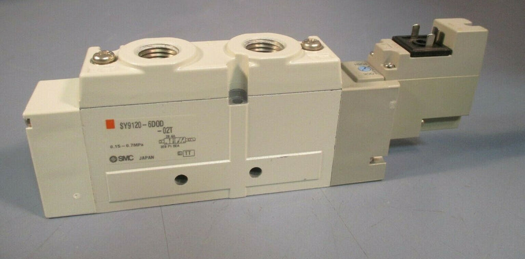 SMC 4-Way Solenoid Valve, 2 Position, 12 VDC, SY9120-6DOD