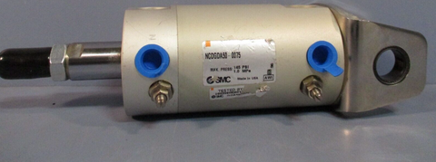 SMC Double-Acting Round Body Pneumatic Cylinder 145 psi, 1.0 MPa NCDGDA50-0075