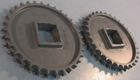 Intralox Series 1100 Square Bore Sprocket 32 Tooth 6.1" PD Lot of 2