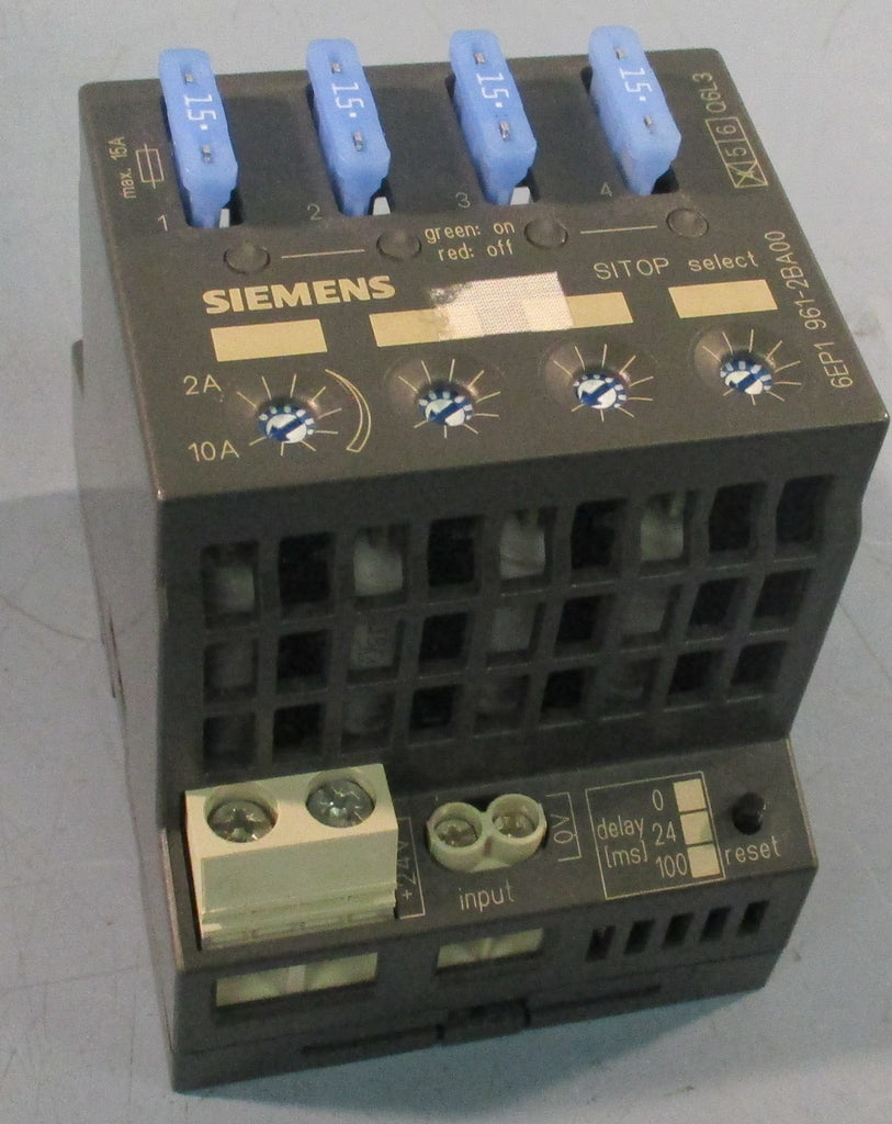 Siemens 6EP1 961-2BA00 Sitop Select Diagnostics Module DC 24V