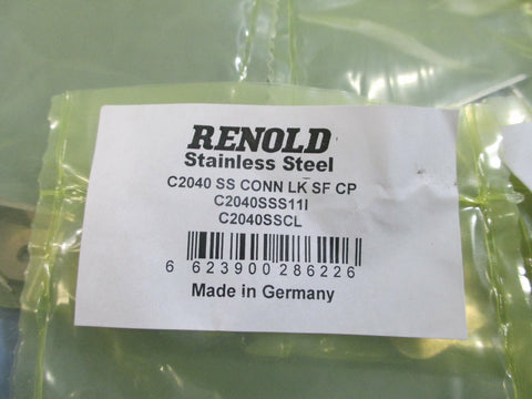 Renold Stainless Steel Offset Link for Roller Chain Lot of Five C2040 SS