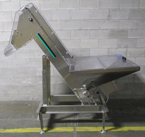 Shibuya Hoppmann EP08 Elevating Prefeeder EP08/08 SS 8 cu ft Hopper AC Motor