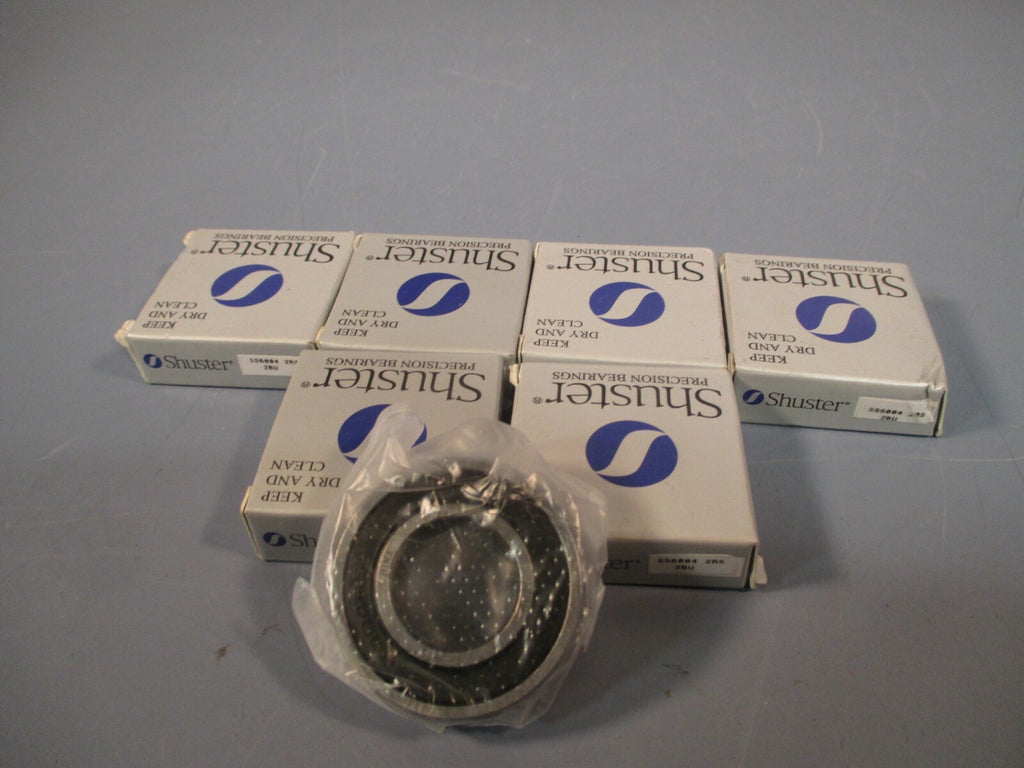 Shuster Precision Bearing Ball Bearing (Lot of 7) SS66004 2RS 2BU