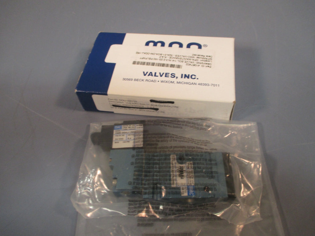 MAC VALVES, INC SOLENOID VALVE 52A-31-BOA-DM-DDAJ-1RE