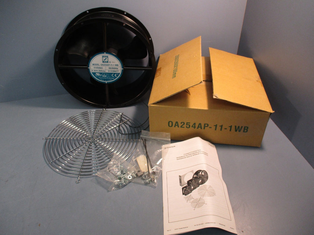 Orion Fans 0A254AP-11-1WB Fan 115VAC, 5-/60Hz, 0.30/0.29Amp 31/33Watt