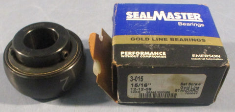 Sealmaster 3-015 Ball Insert Bearing 15/16" Bore 1-1/2" W 2-7/16" OD 700067
