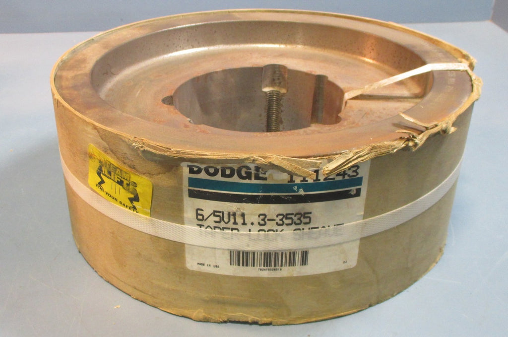 Dodge 111243 6/5V11.3-3535 Sheave 6 Groove Taper Lock Pulley