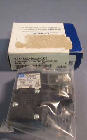 Mac Valves, Inc Solenoid Valve 45AAA1DAAJ1KD