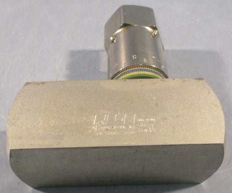REGO TMF 1000SS2B09 Flow Control Valve 5000PSI Max TMF1000S 13/16" Bore